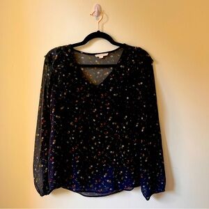 Vintage navy blue top